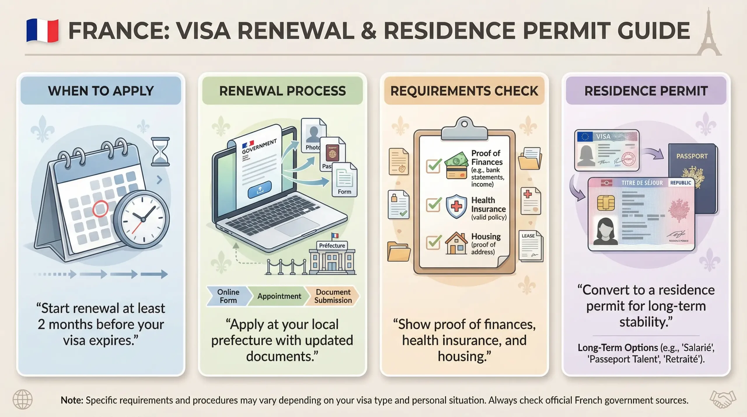 How to Secure a French Long Stay Visa: A Step-by-Step Guide Renewing or Extending Your Visa